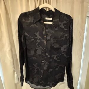 Equipment button down top